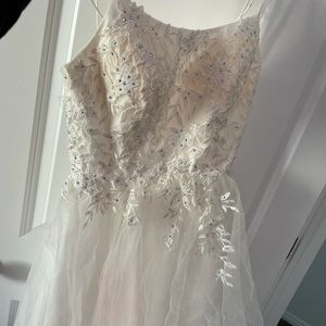 Short White Homecoming Dress!